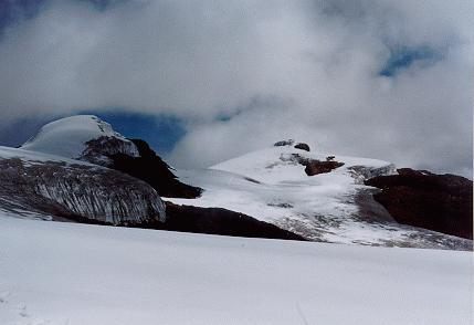 Magnificent snow capped mountain of Colombia